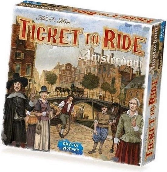 Days Of Wonder Spellenbundel - Ticket To Ride - 2 Stuks - USA (Basisspel) & Uitbreiding Amsterdam 7 Days Of Wonder Spellenbundel - Ticket To Ride - 2 Stuks - USA (Basisspel) & Uitbreiding Amsterdam - Afbeelding 7