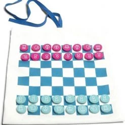 BS Reisspel Dammen & Tic Tac Toe - Multicolor - 24 X 22 Cm -bordspellen Winkel 550x566 9