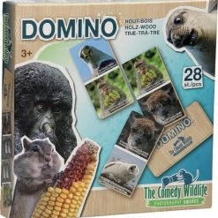 Houten Domino | The Comedy Wildlife | 28 Stukjes