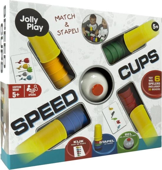 Jollity Works JollyPlay - Quick - Cup - Spel - Behendig 2 Jollity Works JollyPlay - Quick - Cup - Spel - Behendig - Afbeelding 2