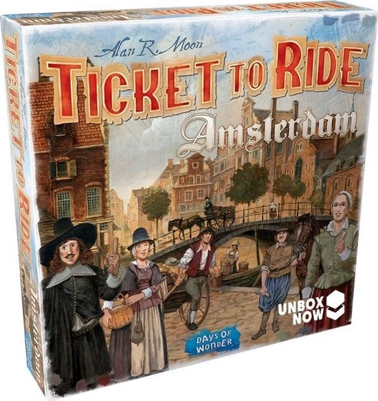 Days Of Wonder Spellenbundel - Ticket To Ride - 2 Stuks - USA (Basisspel) & Uitbreiding Amsterdam 6 Days Of Wonder Spellenbundel - Ticket To Ride - 2 Stuks - USA (Basisspel) & Uitbreiding Amsterdam - Afbeelding 6