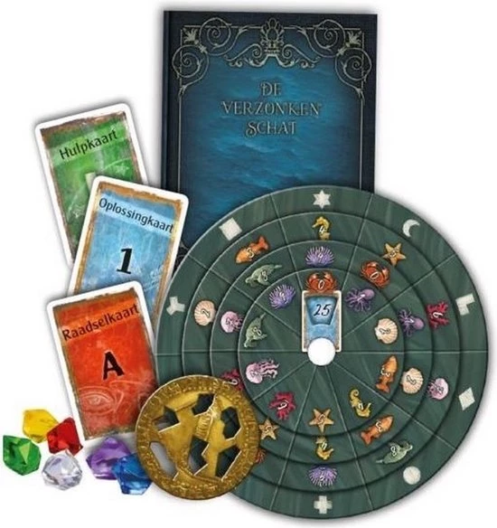 999 Games Spellenbundel - 2 Stuks - Exit - De Verzonken Schat & Het Verschrikkelijke Spookhuis 3 999 Games Spellenbundel - 2 Stuks - Exit - De Verzonken Schat & Het Verschrikkelijke Spookhuis - Afbeelding 3