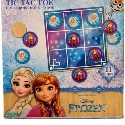 Frozen Tic Tac Toe Disney - Hout - Boter Kaas En Eieren - Frozen Speelgoed