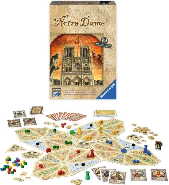 Ravensburger Alea Notre Dame - Bordspel 2 Ravensburger Alea Notre Dame - Bordspel - Afbeelding 2