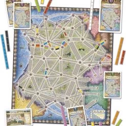 Days Of Wonder Spellenbundel - Ticket To Ride - 2 Stuks - Uitbreidingen - Amsterdam & Frankrijk + Old West -bordspellen Winkel 550x643