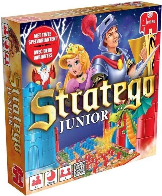 Hasbro Spellenbundel - 3 Stuks - Stratego Junior & Monopoly Junior & Twister 2 Hasbro Spellenbundel - 3 Stuks - Stratego Junior & Monopoly Junior & Twister - Afbeelding 2