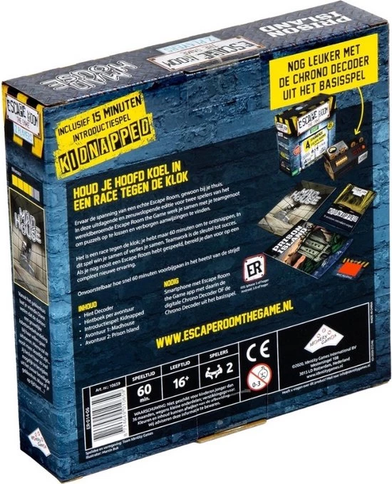 Identity Games Uitbreidingsbundel - 5 Stuks - Escape Room - Mad House & Space Station & Redbeard's Gold & Funland & Secret Agent 12 Identity Games Uitbreidingsbundel - 5 Stuks - Escape Room - Mad House & Space Station & Redbeard's Gold & Funland & Secret Agent - Afbeelding 12