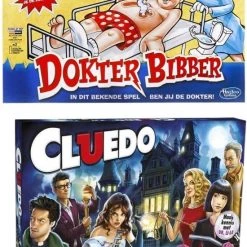 Hasbro Spellenbundel - 2 Stuks - Dokter Bibber & Cluedo