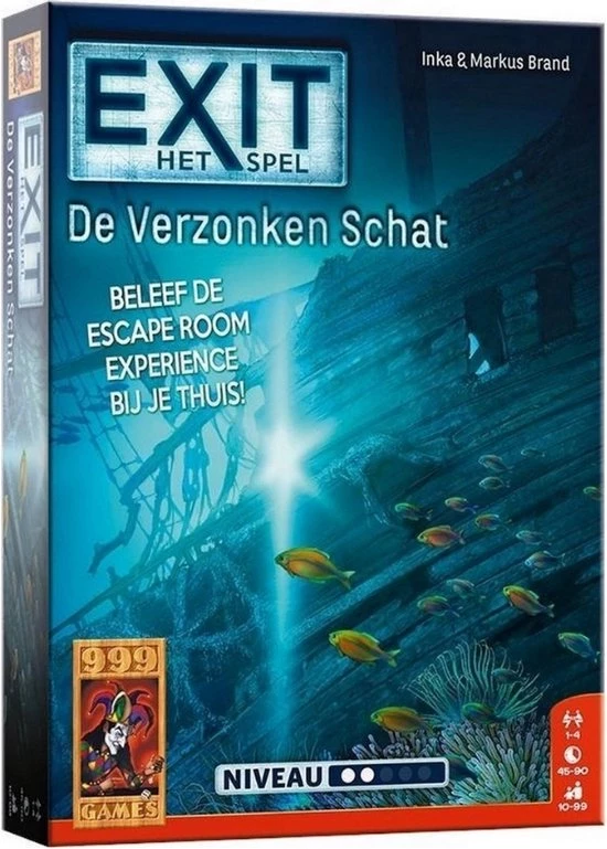 999 Games Spellenbundel - 2 Stuks - Exit - De Verzonken Schat & Het Verschrikkelijke Spookhuis 2 999 Games Spellenbundel - 2 Stuks - Exit - De Verzonken Schat & Het Verschrikkelijke Spookhuis - Afbeelding 2