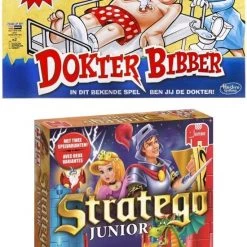 Hasbro Spellenbundel - 2 Stuks - Dokter Bibber & Stratego Junior