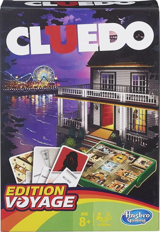 Hasbro Gaming Cluedo Reisspel 5 Hasbro Gaming Cluedo Reisspel - Afbeelding 5