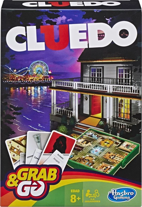 Hasbro Gaming Cluedo Reisspel 3 Hasbro Gaming Cluedo Reisspel - Afbeelding 3
