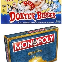 Hasbro Spellenbundel - 2 Stuks - Dokter Bibber & Monopoly Efteling