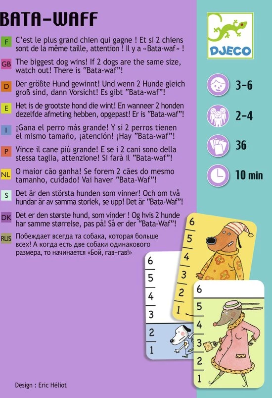 Djeco - Djeco Kaartspel Bata Waf 4 Djeco - Djeco Kaartspel Bata Waf - Afbeelding 4