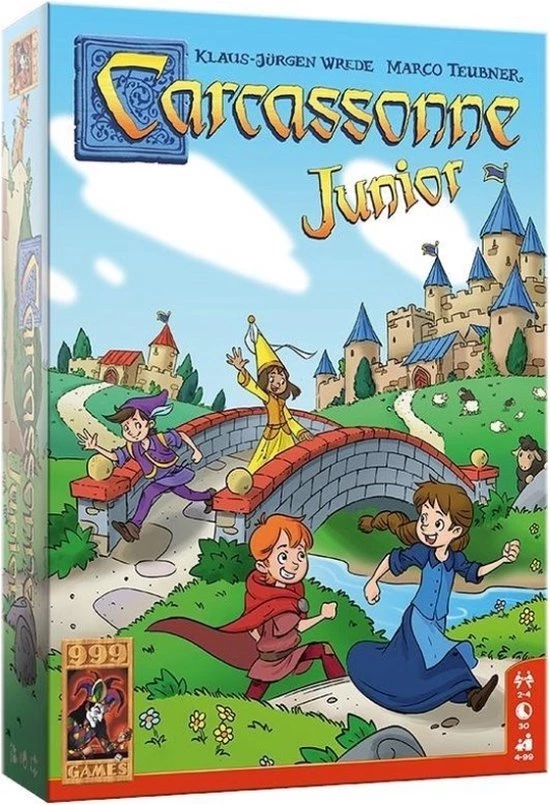 Spellenbundel - 2 Stuks - Carcassonne Junior & Hasbro Twister 2 Spellenbundel - 2 Stuks - Carcassonne Junior & Hasbro Twister - Afbeelding 2