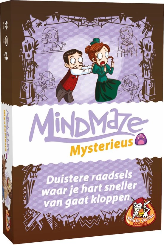 White Goblin Games Gezelschapsspel Mindmaze: Mysterieus (nl) 1 White Goblin Games Gezelschapsspel Mindmaze: Mysterieus (nl)