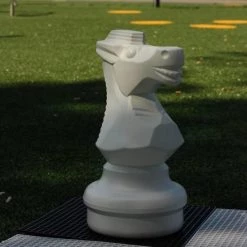 New Schaakstuk, Paard 45 Cm, Zwart