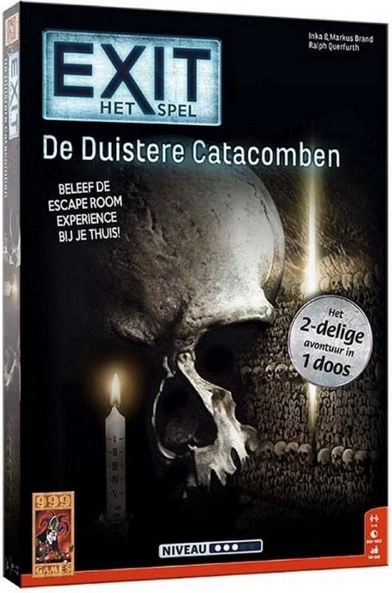 999 Games Spellenbundel - 2 Stuks - Exit - Het Mysterieuze Museum & De Duistere Catacomben 4 999 Games Spellenbundel - 2 Stuks - Exit - Het Mysterieuze Museum & De Duistere Catacomben - Afbeelding 4