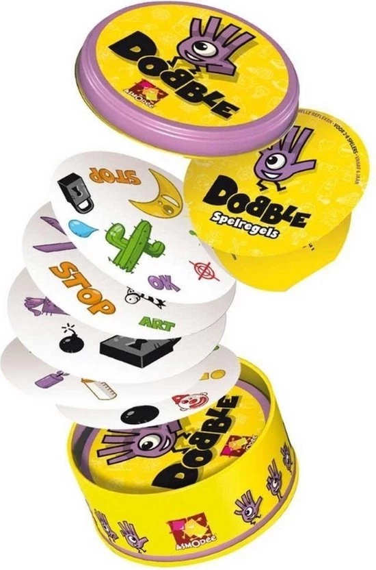 Hasbro Spellenbundel - 3 Stuks - Dobble Classic & Halli Galli & Stef Stuntpiloot 3 Hasbro Spellenbundel - 3 Stuks - Dobble Classic & Halli Galli & Stef Stuntpiloot - Afbeelding 3